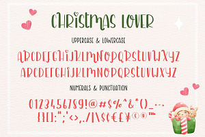 Christmas Lover Handwriting Font