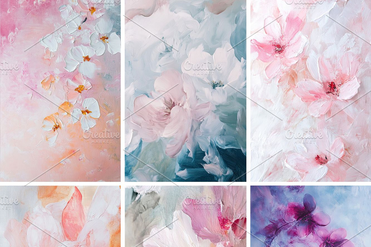 Aesthetic floral textures, a Decorative Illustration by pictures for you (Photo 9 of 46)