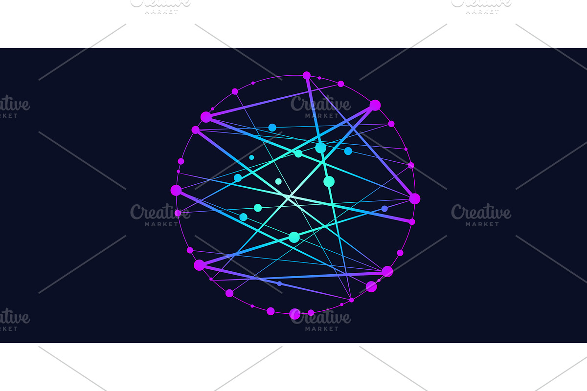 Sign, logo Blockchain transaction, a Branding & Logo Template by Foxys Graphic