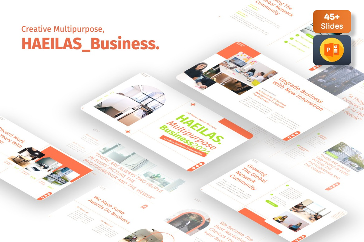 Haeilas - Business Powerpoint, a Presentation Template by Dhabee (Photo 1 of 7)