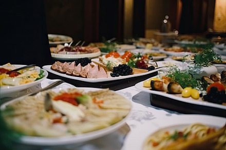 catering wedding buffet food indoor, a Photo by Iftikhar Alam