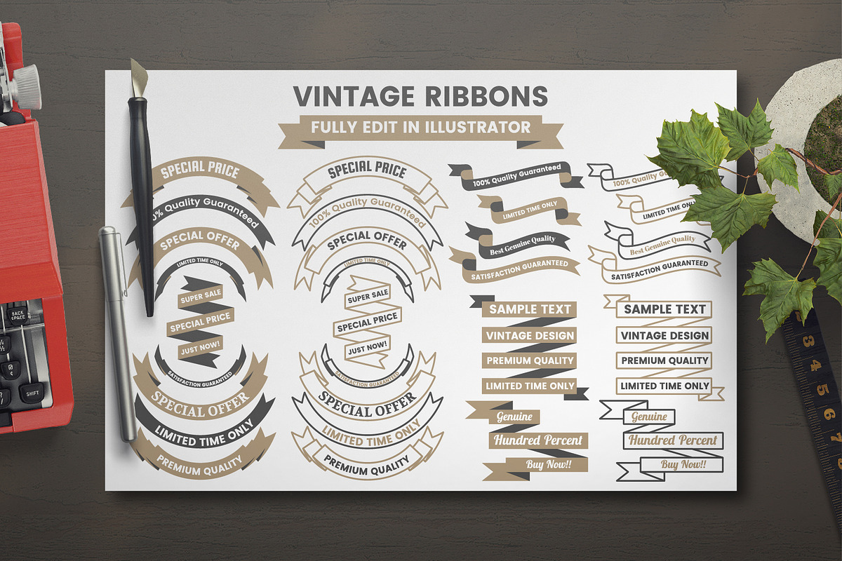 568 Vintage Objects and Badges, a Branding & Logo Template by Toonsteb (Photo 10 of 24)