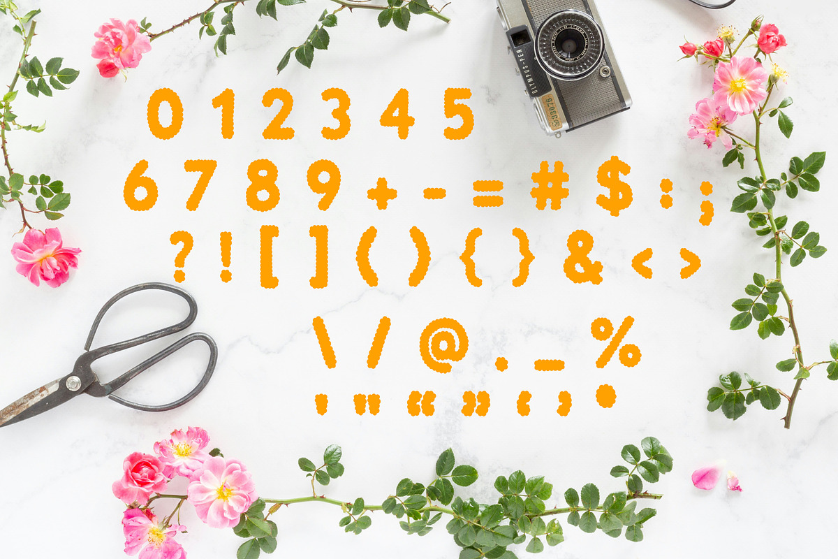 Springtime Font, a Symbol Font by LivelyAutumn11.11 (Photo 3 of 4)