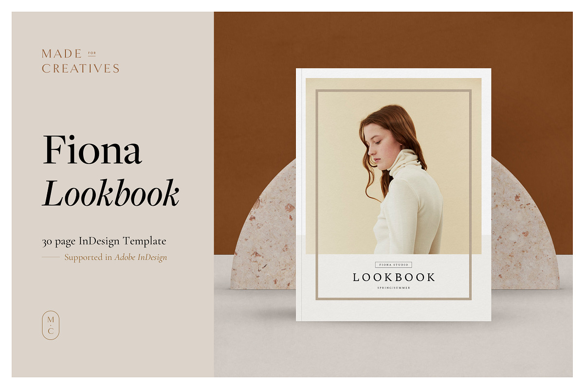 Fiona | Fashion Lookbook Template, a Magazine Template by Made for Creatives (Photo 1 of 6)