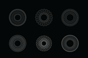 9 Geometric Line Ring Vector Bundle, a Decorative Illustration by yopie (Thumbnail 2 of 3)