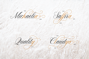 Claudya Script, a Script Font by Sikifonts (Thumbnail 8 of 11)