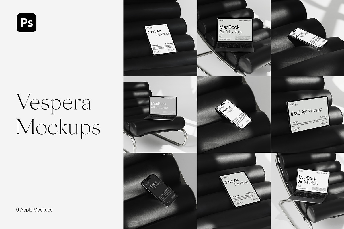 Apple Mockups | iPhone iPad MacBook, an iPhone Mockup by Feel This (Photo 1 of 11)