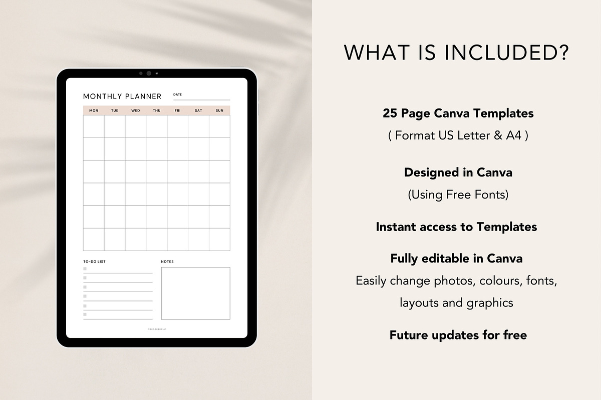 Budget Planner Bundle for Canva, a Templates & Theme by DeeBeeDesign (Photo 5 of 11)