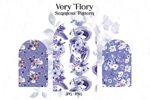 Very Flory. Seamless Pattern