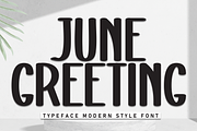 June Greeting | Script Font, a Script Font by Scratchones (Thumbnail 1 of 8)