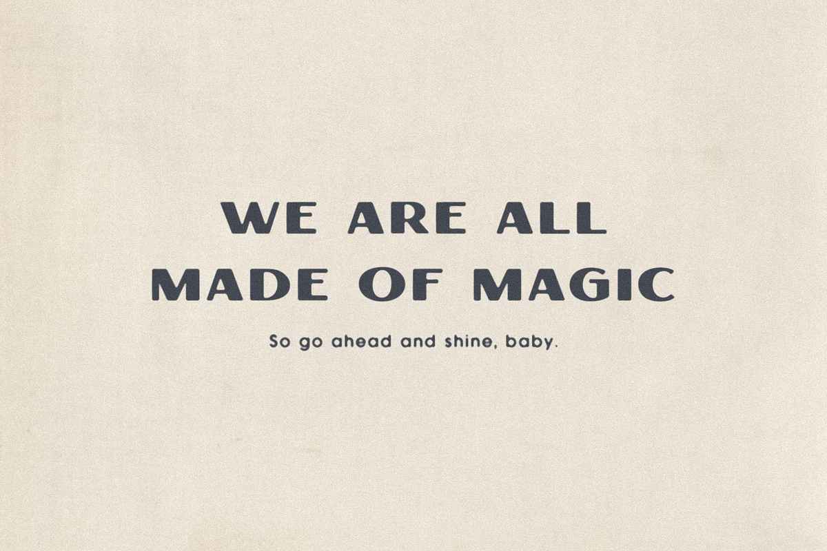 Luna, a Sans Serif Font by Bruised Goods (Photo 2 of 6)