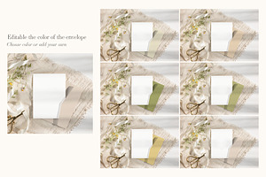 Card Mockup Bundle Wedding WBF