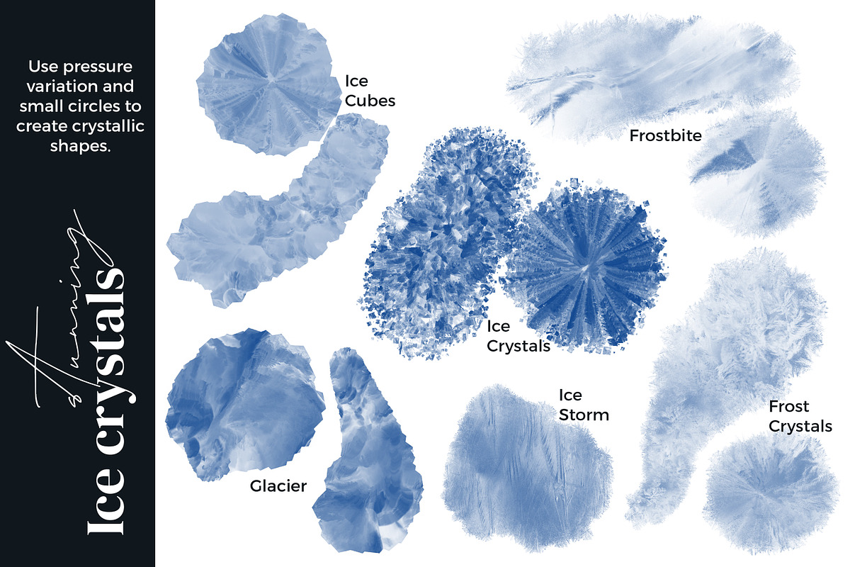 Winter Magic Brushes for Procreate, a Brush Add-On by AJ Brushes (Photo 4 of 10)
