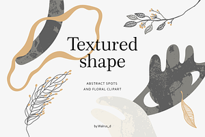 Textured vector shapes
