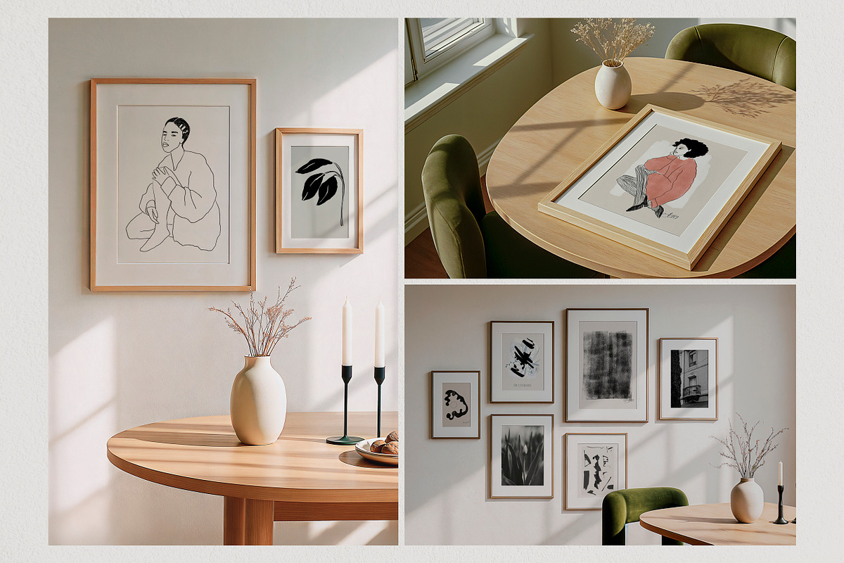 Velvet Frame Mockup Bundle, a Household Mockup by Salt Color Studio (Photo 6 of 9)