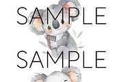 Australian Nursery Koala Clipart, an Animal Illustration by Pawcasso's Portraits (Thumbnail 7 of 10)
