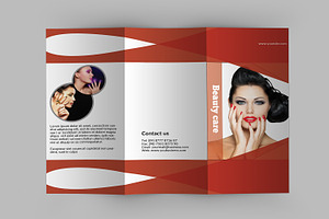 Trifold Beauty Salon Brochure -V745