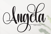 Angela | Script Font, a Handwritten Font by Scratchones (Thumbnail 1 of 9)