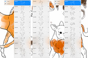 Foals and calves - stamp brushes, a Brush Add-On by ViktoriArt (Thumbnail 4 of 5)