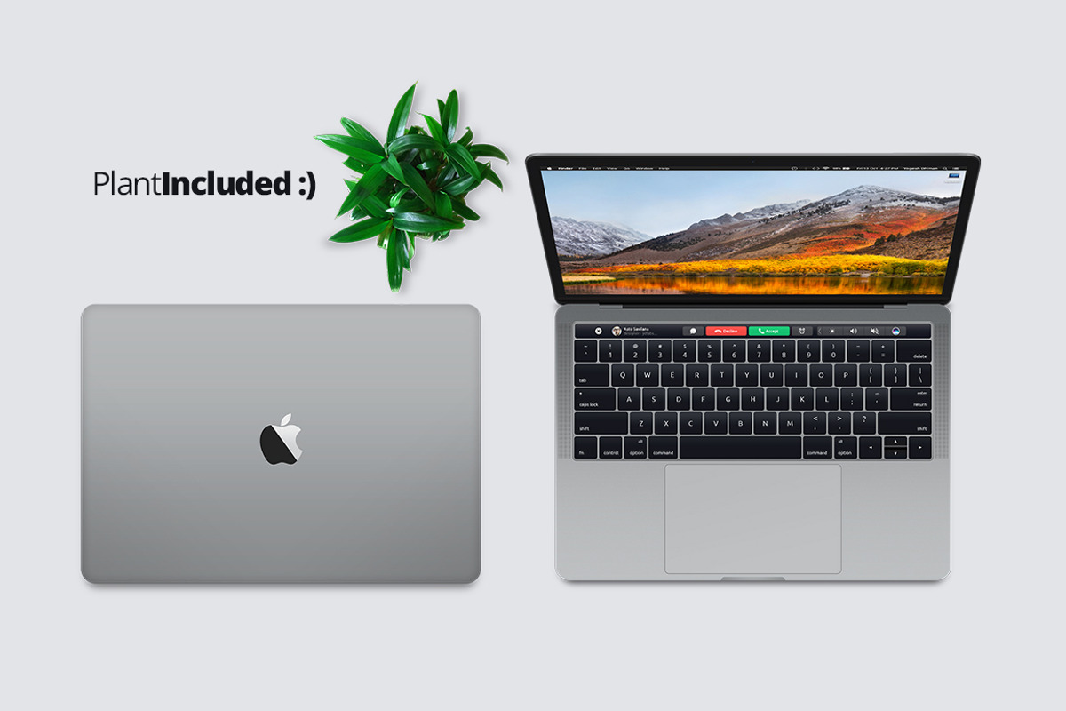 MacBook Pro Mockups, a Mac Mockup by ydlabs (Photo 2 of 7)
