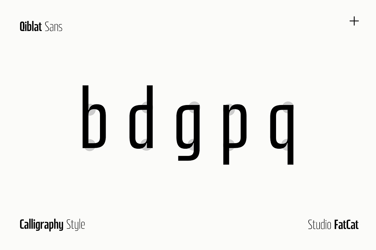 Qiblat Sans Modern Vintage Logo Font, a Sans Serif Font by Andika Fez (Photo 9 of 10)