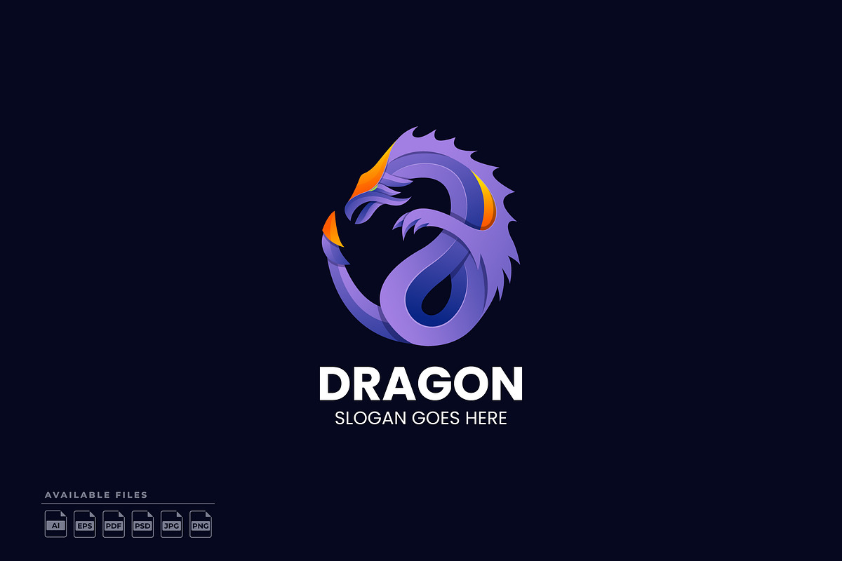 Dragon Logo Template, a Branding & Logo Template by Zeer Graphic
