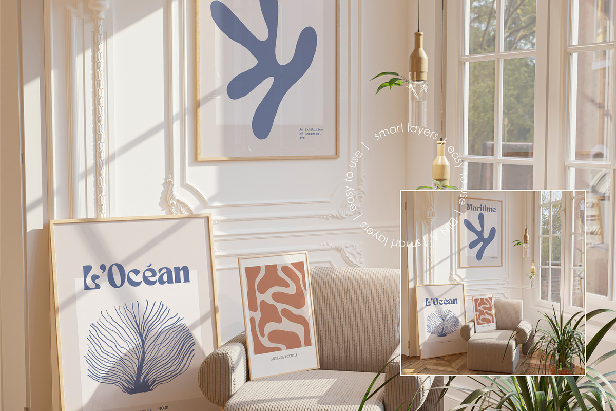 ADELE ROOM | Frame mockup set, a Household Mockup by yuliyuri.studio (Photo 6 of 44)