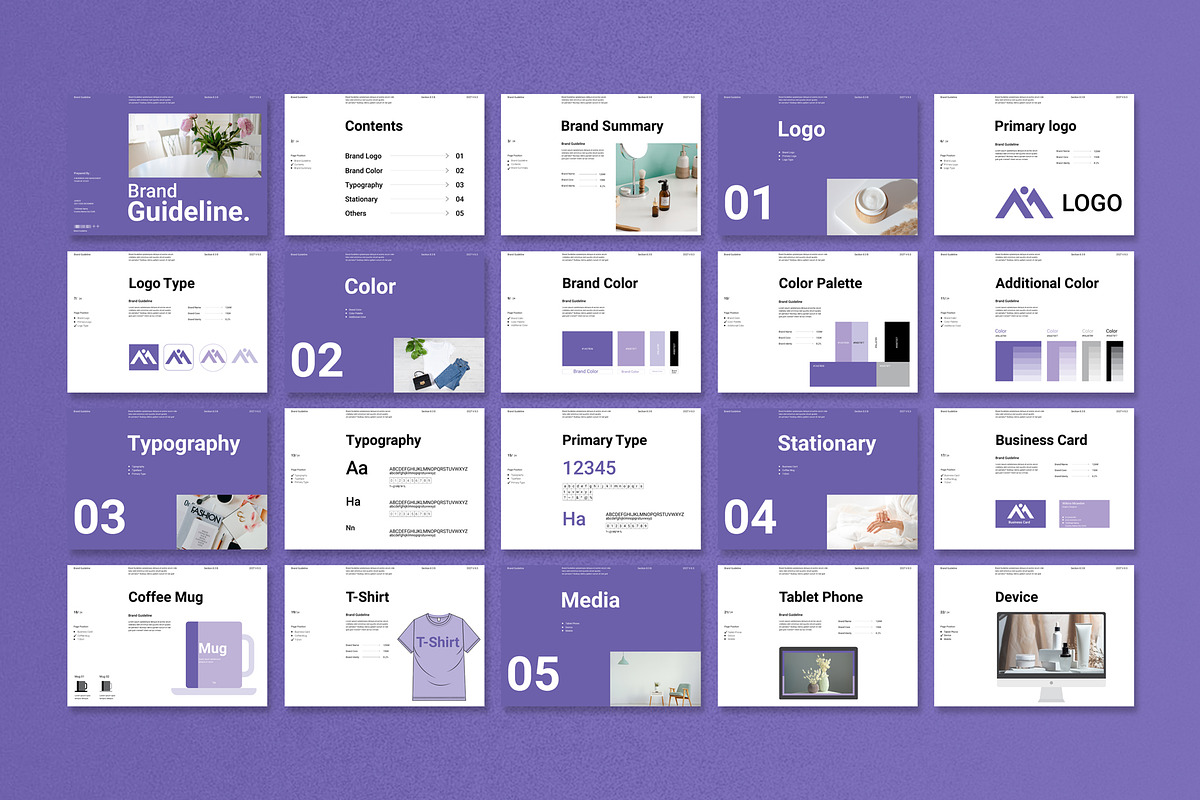Brand Guideline Template preview 6