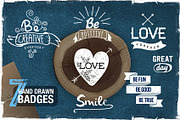Hand Drawn Style Logos And Badges, an Illustration by SoNice (Thumbnail 1 of 4)