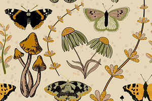 Butterflies and Mushrooms