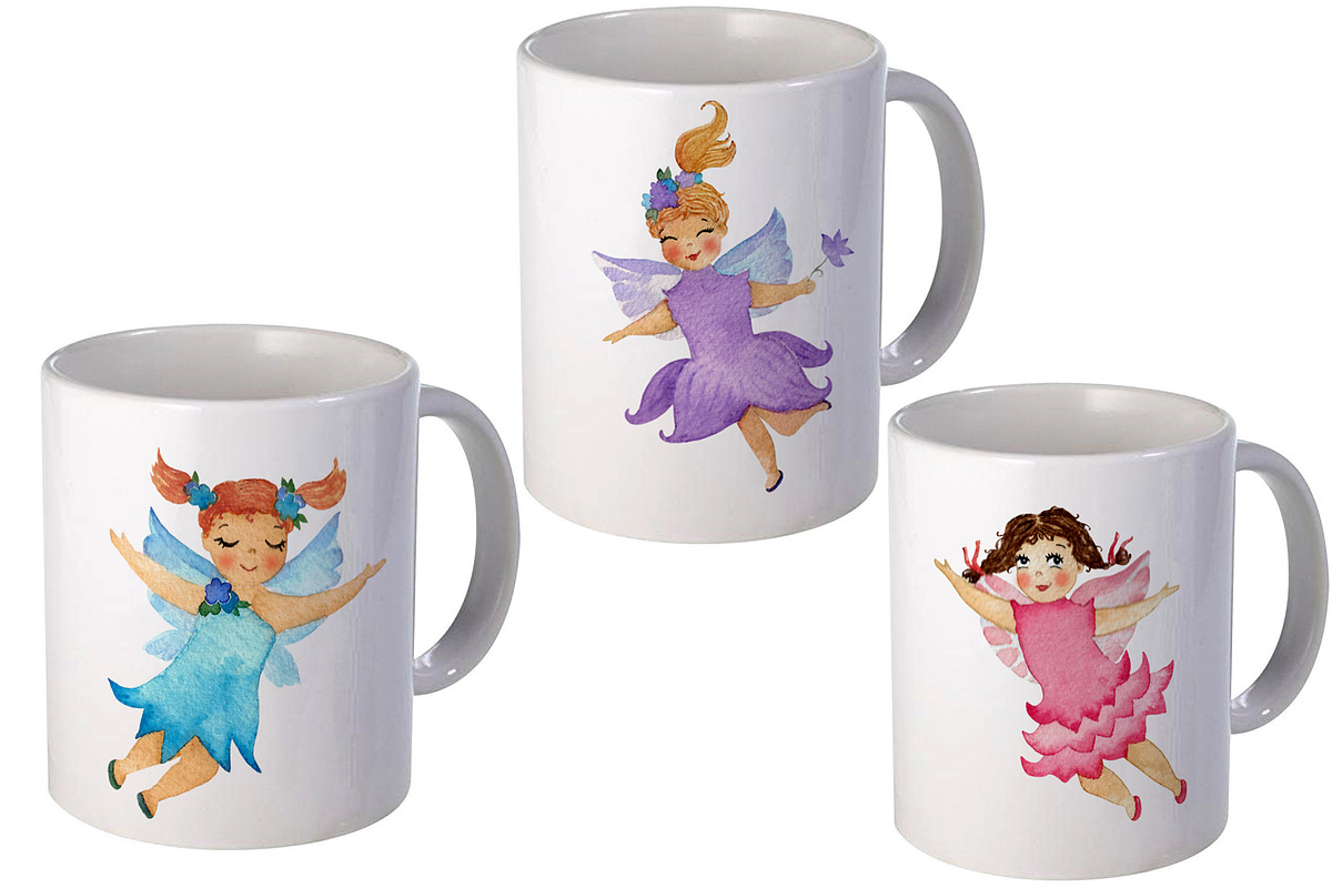 Watercolor Fairies and Unicorns, an Animal Illustration by Pretty light (Photo 4 of 4)
