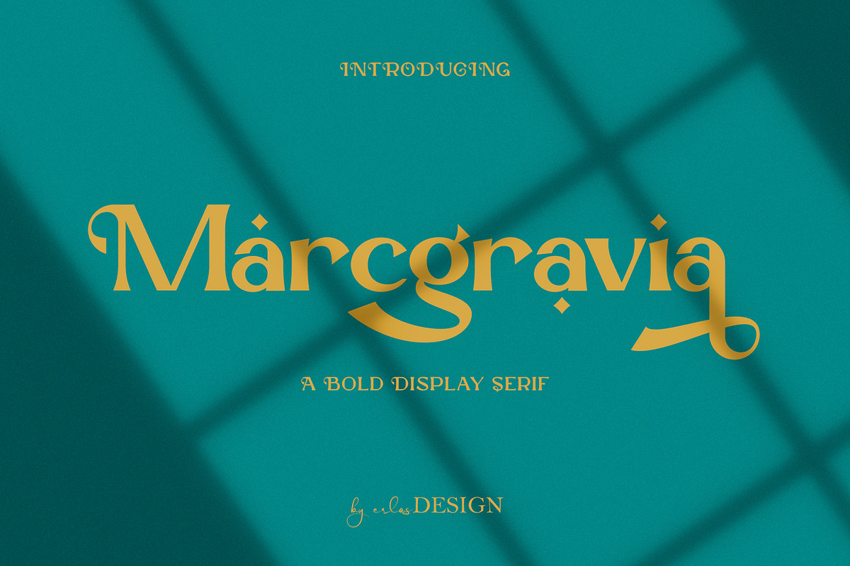 Marcgravia - Modern Serif, a Serif Font by erlosDESIGN (Photo 1 of 12)