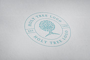 HOLY TREE LOGO VINTAGE, a Branding & Logo Template by Mariyana (Thumbnail 5 of 5)