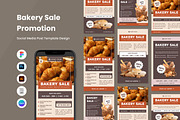 Bakery Social Media Post Template, a Social Media Template by twinstd (Thumbnail 1 of 2)