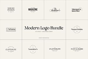 Modern Logos & Business Cards, a Branding & Logo Template by Nowshinz Shoma