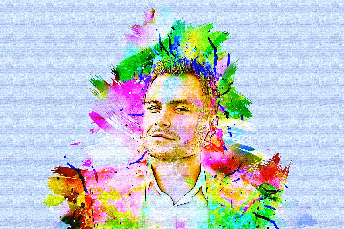 Paint Photoshop Action, an Action Add-On by MRI STUDIO (Photo 10 of 19)