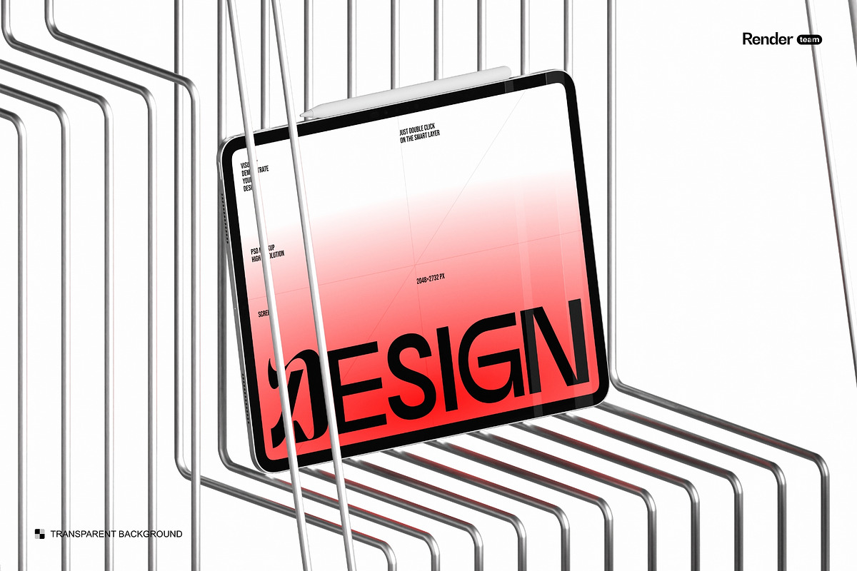 iPad Mockup Set, an iPad Mockup by Renderteam (Photo 6 of 11)