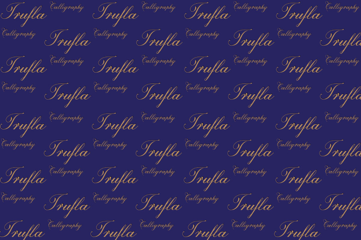 Trufla font preview 4
