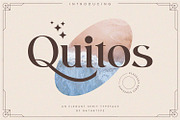 Quitos, a Serif Font by Nathatype (Thumbnail 1 of 10)