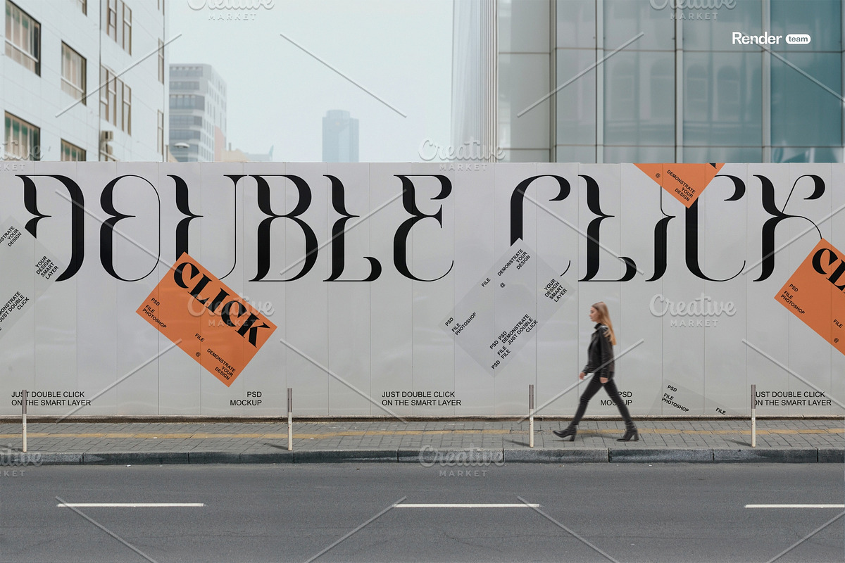Poster and Billboard Mockup Set, an Advertising Mockup by Renderteam (Photo 3 of 12)