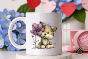 Spring Peeking Animals Clipart, an Illustration by Craft Nest (Thumbnail 7 of 12)