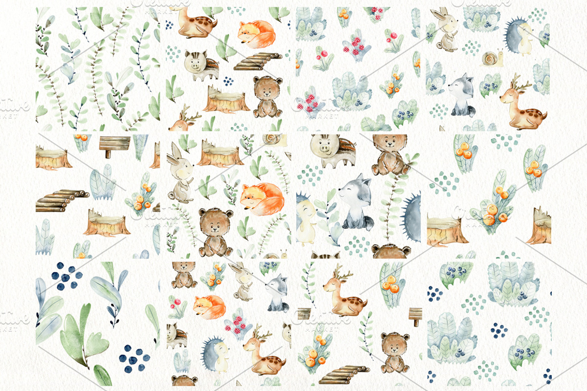 70% off. Bundle. Woodland animals., an Animal Illustration by TaPilipa (Photo 36 of 38)