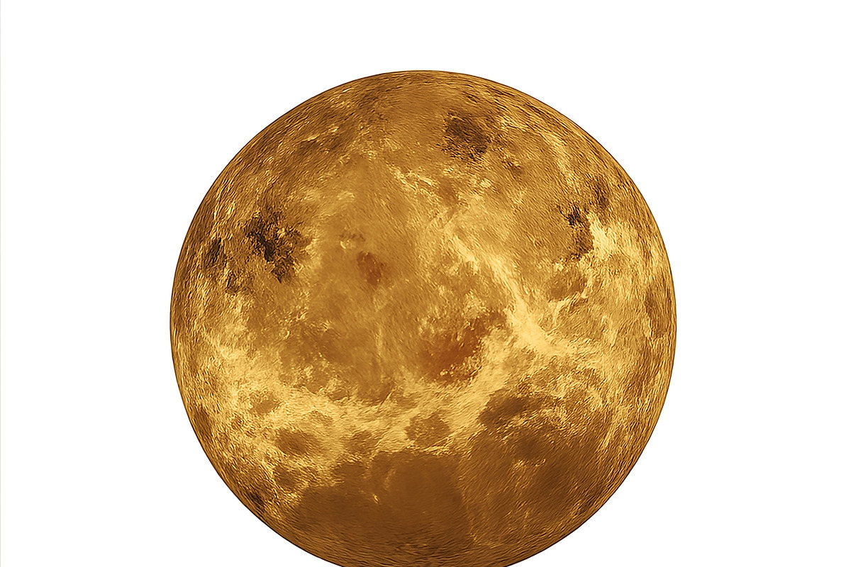 Venus planet isolated on transparent, an Illustration by Dvoevnore photos
