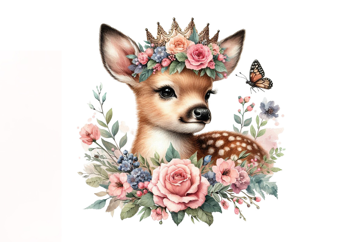 Birthday Baby Animal Clipart, Birthd, an Illustration by Designking (Photo 4 of 4)