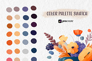 Procreate Color Palette Swatch Set, a Palette Add-On by ValeryDan (Thumbnail 1 of 6)