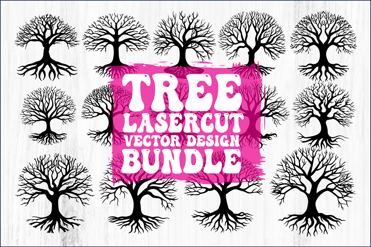 tree of life svg, laser cut tree,, a Graphic by balal (Photo 1 of 10)