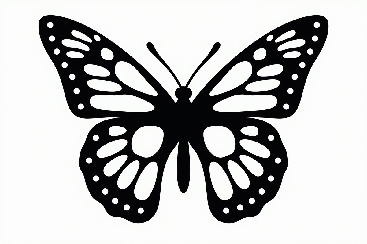 butterfly laser cut design, an Illustration by balal (Photo 5 of 13)