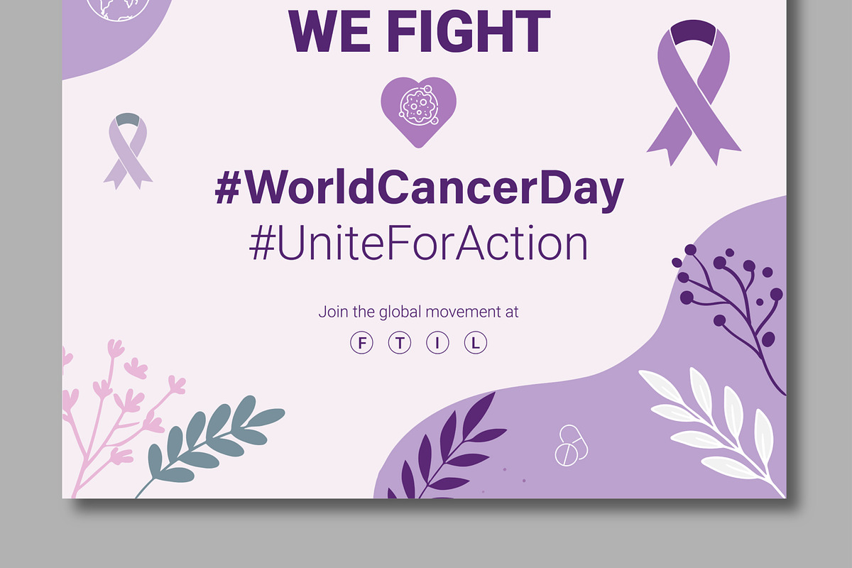 World Cancer Awareness 2025, an UI Kit Template by MightyDesign (Photo 4 of 7)