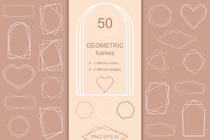 50 Modern Geometric Frames