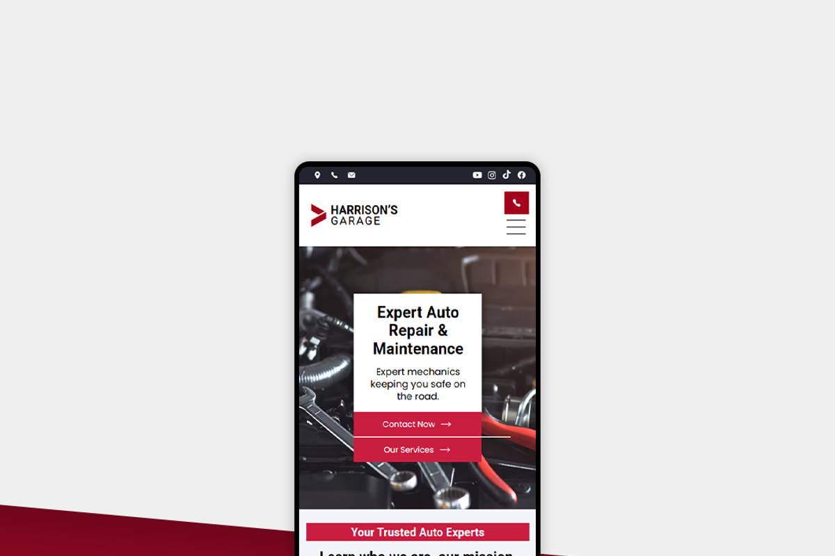 Car Repair Wix Studio Website preview 8
